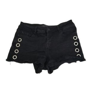 Blackheart Low Rise Shorts Size 9 Raw Hem